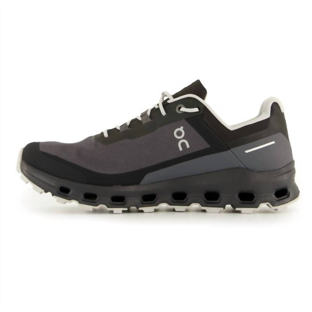 NEW ON CLOUD women's cloudvista waterproof running shoes in gray/black